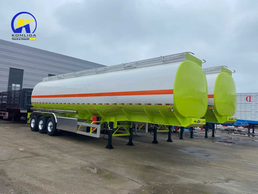 11500x2500x3900mm 3 Achsen Öl/Diesel/Rohölbehälter Halbanhänger mit 1820mm-Flächenlaufbahn
