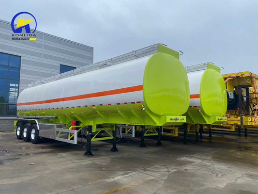 11500x2500x3900mm 3 Achsen Öl/Diesel/Rohölbehälter Halbanhänger mit 1820mm-Flächenlaufbahn