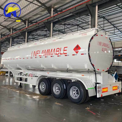 2/3 Achse Schweröl-Tank Halbanhänger für Traktor-Lkw Aluminium-Geschoss und Werkzeugbox