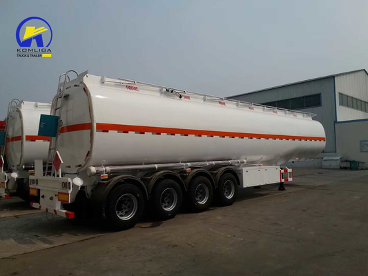 3 Achsen 4 Achsen Kraftstofftanker Semi-Anhänger für Öltransport Bogie Aufhängung Design