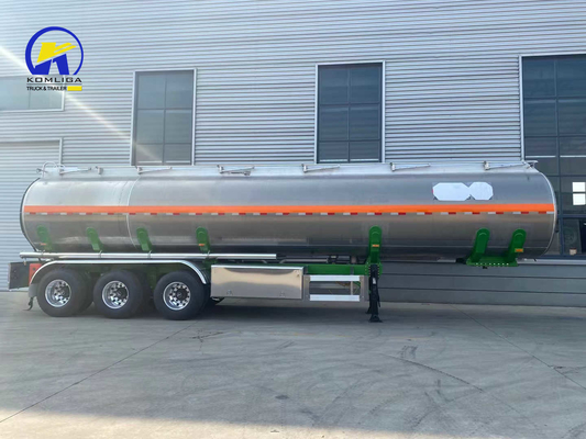 36000L/42000L/43000L Pneumatischer Handrail-Tank/Tanker-Semi-Anhänger für den Öl-/Kraftstofftransport