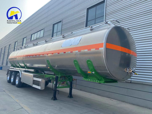 36000L/42000L/43000L Pneumatischer Handrail-Tank/Tanker-Semi-Anhänger für den Öl-/Kraftstofftransport