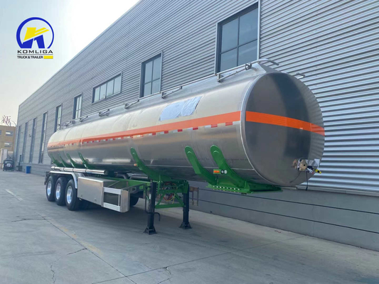 36000L/42000L/43000L Pneumatischer Handrail-Tank/Tanker-Semi-Anhänger für den Öl-/Kraftstofftransport