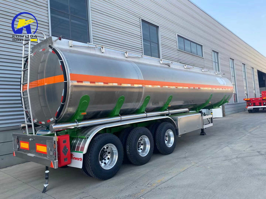 36000L/42000L/43000L Pneumatischer Handrail-Tank/Tanker-Semi-Anhänger für den Öl-/Kraftstofftransport