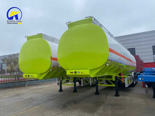 40000L Flachbett 4 Achsen Aluminiumlegierung Tankwagen Lkw Öltransporter Gebrauchtbrennstoffbehälter Anhänger