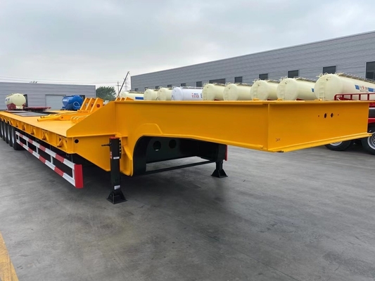 Sonderbau 3 Achse 4 Achse Gänsehals Schwerlast 5 100 Tonnen Lowbed Lowboy Low Loader Anhänger