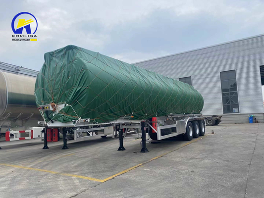 Halbanhänger Aluminium Feul Tank Anhänger 45000 Liter 5000 Liter 2 Achse 3 Achse 4 Achse