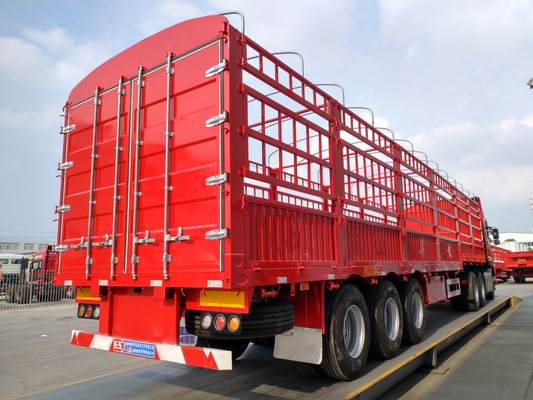 3 Achsen 40 60 70 Tonnen Ladungshäfen Semi-Anhänger Seitenwand Box Anhänger mit individueller Anfrage
