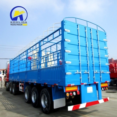 3 Achsen 4 Achsen 40FT 40 50 70 Tonnen Ladung Lieferzaun Box Anhänger mit Wabco-Ventil