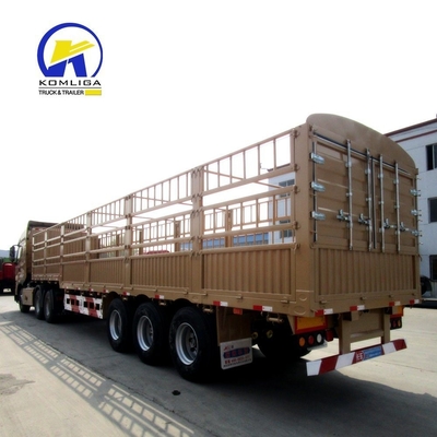 3 Achsen 4 Achsen 40FT 40 50 70 Tonnen Ladung Lieferzaun Box Anhänger mit Wabco-Ventil
