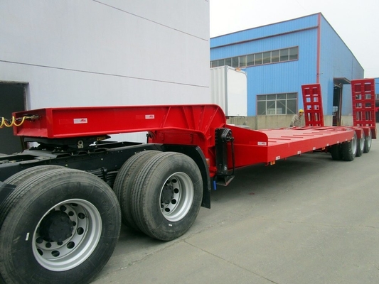 Südafrika 3 Achsen 60 t Niederbettanhänger mit Hydraulik und Schwerlast 80 t