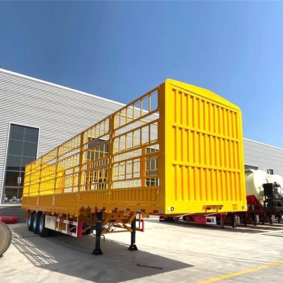 Optionale Drehschlösser Schwerlastfahrzeug 60-80 Tonnen Lieferwagen-Box Zaun Ladung Semi-Anhänger 13m 14m 15m