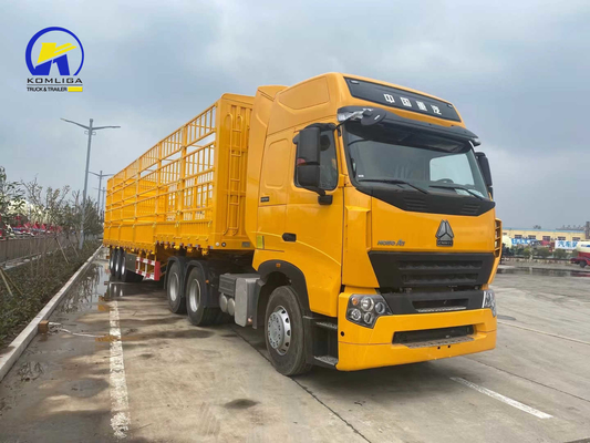 Aufhängung des Kreuzarmtyps HOWO Lkw-Zäune Ladungsgüter Semi-Anhänger mit Aufhängungssystem