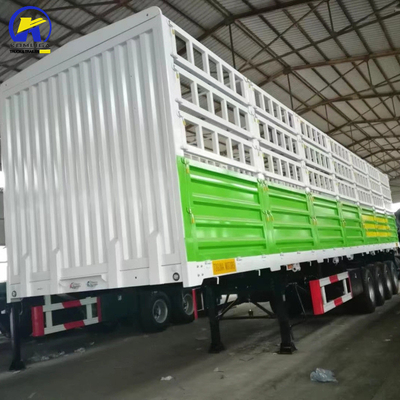 30-100 t Ladekapazität Semi-Anhänger mit GCC-Zertifizierung und Seitenwand mit Containerverschluss