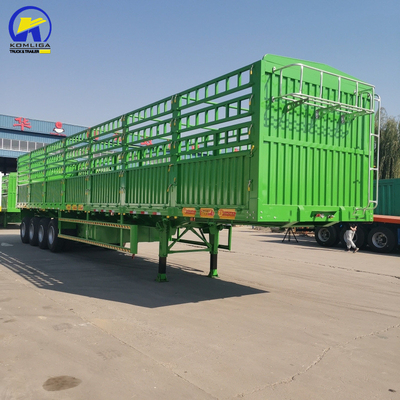 Zäune Güteranhänger Hochgeschlossene Seitenwand Gütertransport Halbfahrzeuganhänger Boxanhänger
