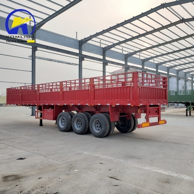 315/80r22.5.12r22.5 Reifen 2023 3-Achse 40 Tonnen 50 Tonnen Zaun Semi-Cargo Anhänger für afrikanische