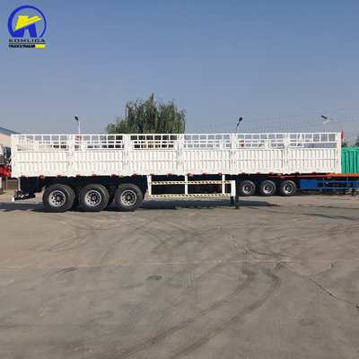 High Side Fence Semi-Truck Anhänger in Ordnung mit Wabco-Ventil und 7000-8000mm Radstütze