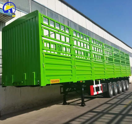 Stahlfrachtzaun Semi-Anhänger mit 9.00*22.5/8.00-20/8.5-20 Rand in bei erschwinglich