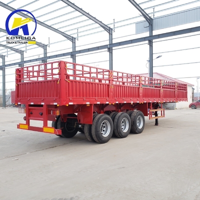 Semi-Lkw-Anhänger mit 7000-8000 mm Radstütze und mechanischer Aufhängung