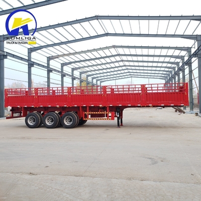 Semi-Lkw-Anhänger mit 7000-8000 mm Radstütze und mechanischer Aufhängung