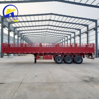 Semi-Lkw-Anhänger mit 7000-8000 mm Radstütze und mechanischer Aufhängung