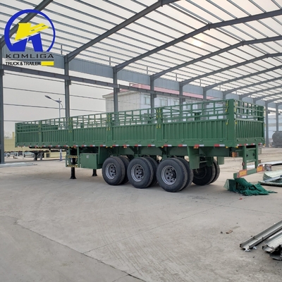 3 Achsen Viehzaun Ladung Semi-Lkw Anhänger mit Jost 2,0 oder 3,5 Zoll King Pin