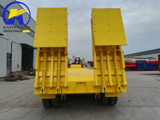 4 Achsen Schwermaschinentransport Niedrigbettlader Lkw-Anhänger für Sattelzug 8.0-20