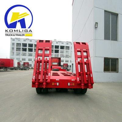 40-60 Tonnen 2-3 Achsen Baggerwagen Semi Lowboy Low-Bed Semi Trailer für und Transport