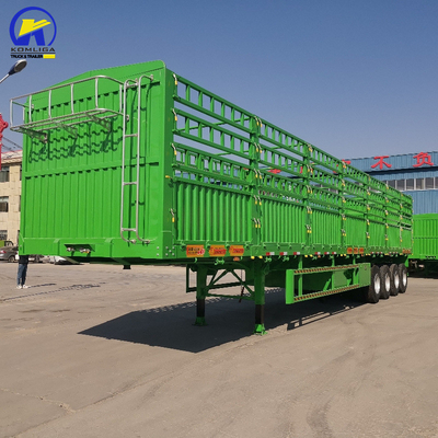 HGH 3 Achsen Semi-Anhänger für Seitenwand-Frachtfach ECE-Zertifizierung 13000x2500x3900mm