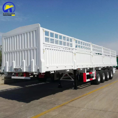 HGH 3 Achsen Semi-Anhänger für Seitenwand-Frachtfach ECE-Zertifizierung 13000x2500x3900mm
