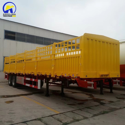 HGH 3 Achsen Semi-Anhänger für Seitenwand-Frachtfach ECE-Zertifizierung 13000x2500x3900mm