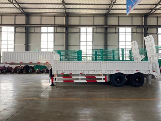 LED-Leicht-Schwerlast-Drei-Achsen-Lowbed-Semi-Trailer mit Ramp-Grade Effizienz