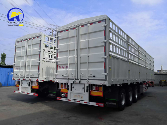 Mechanische Aufhängung 3 Achsen 40FT Container Seitenwand Semi-Anhänger für innerhalb Ihrer Bedürfnisse