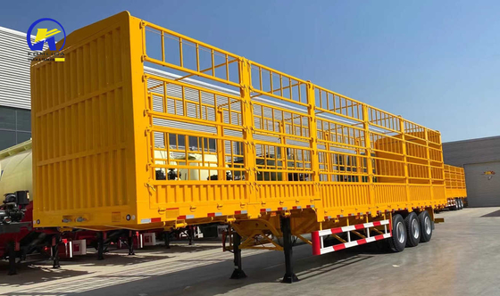 3achsige 40ft Container Seitenwand Semi-Anhänger Lkw mit Hauptstrahl Q345b Stahl im besten Fall