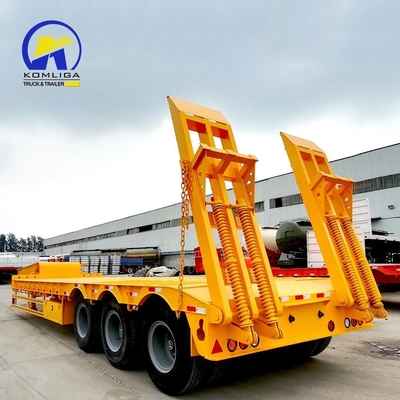 LED-Licht 3 Achse Gänsehals Lowbed Semi-Trailer mit Ramp Customized Anforderung Anpassung