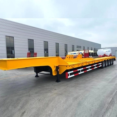 LED-Licht 3 Achse Gänsehals Lowbed Semi-Trailer mit Ramp Customized Anforderung Anpassung