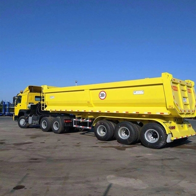 3 Achsen Schwerlastfahrzeug 40/60/70 Tonnen Kipper Dump Semi-Trailer mit Hyva Hydraulic System