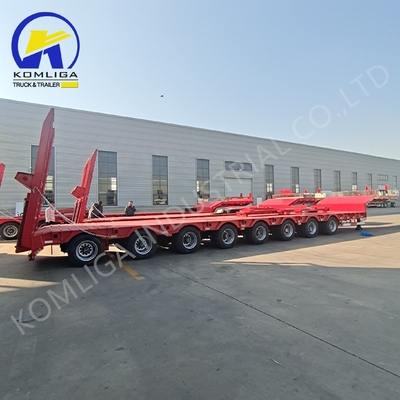 Best Popular Multi Axle 150t 200t 250t Lowbed Transport Semi Trailer angepasste Anforderung