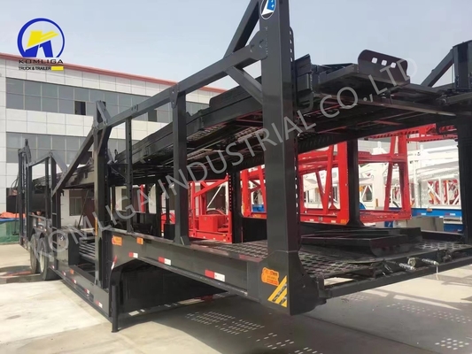 2/3 Achsen Transport-Traktor Schleppmaschine Doppeldeck Hydraulisches Heben SUV Fahrzeugträger Lkw Anhänger