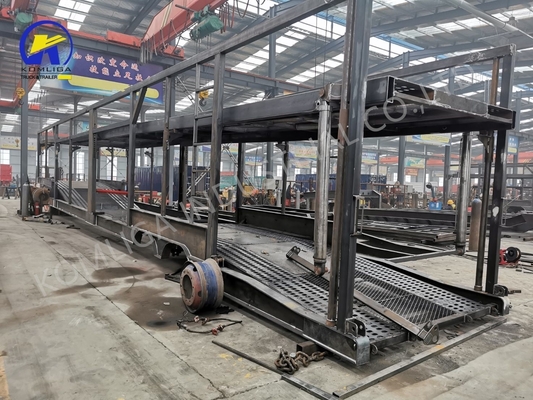 2/3 Achsen Transport-Traktor Schleppmaschine Doppeldeck Hydraulisches Heben SUV Fahrzeugträger Lkw Anhänger