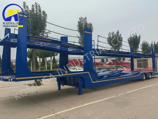 2 Achsen 6-8 Einheiten Hydraulisches Heben Transportfahrzeug Anhänger mit 13/16 Tonnen Achse