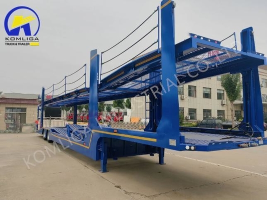 2 Achsen 6-8 Einheiten Hydraulisches Heben Transportfahrzeug Anhänger mit 13/16 Tonnen Achse