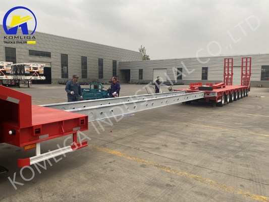 Jost 2,0/3,5 Zoll King Pin Multi Axles 60/80/100 Tonnen Tiefbett-Semi-Anhänger für Russland