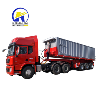 3 Achsen Hydraulische Selbstentladung 20ft Dump Container Anhänger Chassis Halbanhänger Konzipiert