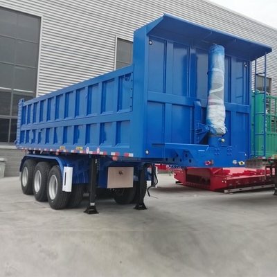 90 W mm*13 Dicke mm*10 Schicht Federblatt End-Dump-Anhänger für 60 Tonnen Kohle Transport