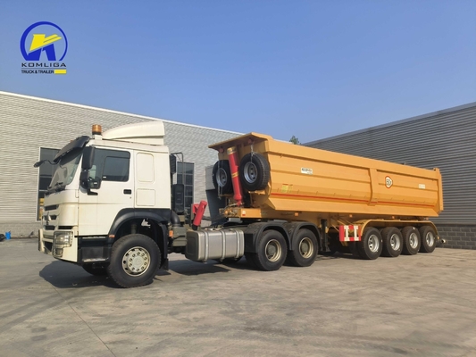 3 Achsen 4 Achsen Dump Trailer Lastwagen Tipper Trailer mit 9.00-22.5/8.00-20/8.5-20China Rim