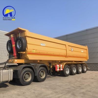 10000x2500x3800mm Sinotruk-Dump-Anhänger mit Vorderaufzugsvorrichtung und Querarm-Aufhängung