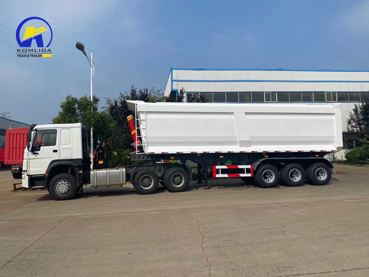 2/3/4 Achsen Kipperanhänger 60 Tonnen 70 Tonnen 80 Tonnen Kapazität Vorderhebe-Semi-Dump-Anhänger