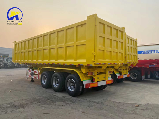 3 Achsen 4 Achsen Hydraulischer Kipper Dump Trailer mit King Pin Jost 2,0 0r 3,5 Zoll und heiß