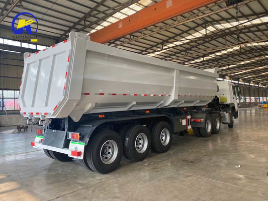 3axle Tri-Axle 40cbm Sinotruk Dump Trailer Anpassung und Anforderung